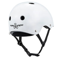 Load image into Gallery viewer, Triple 8 - Deep Cover Helmet White Glossy (S/M)