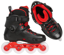Load image into Gallery viewer, Powerslide Next Black Red 80 Inline Skates (12-12.5US/46-47EU)