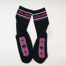 Load image into Gallery viewer, Blade Club x Stay Rolling Bamboo Socks Black/Pink