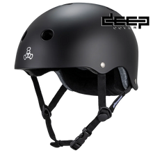 Load image into Gallery viewer, Triple 8 - Deep Cover Helmet Black Matte (S/M)