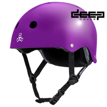 Load image into Gallery viewer, Triple 8 - Deep Cover Helmet Purple Glossy (S/M)