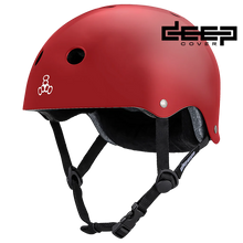 Load image into Gallery viewer, Triple 8 - Deep Cover Helmet Red Glossy (S/M)