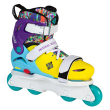 Load image into Gallery viewer, USD - Glitch Adjustable Junior Inline Skates