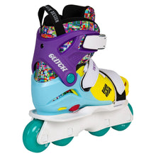 Load image into Gallery viewer, USD - Glitch Adjustable Junior Inline Skates