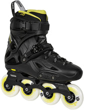 Load image into Gallery viewer, POWERSLIDE - IMPERIAL ONE 80 BLACK YELLOW INLINE SKATES (Size 7-7.5US/ 39-40EU/ 248-256mm)