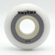 Load image into Gallery viewer, 50/50 - 58mm/90a - White Wheels