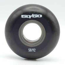 Load image into Gallery viewer, 50/50 - 58mm/92a - Black Wheels