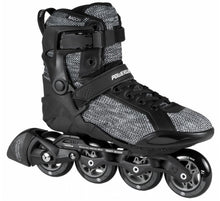 Load image into Gallery viewer, POWERSLIDE - SMU RADON TRINITY BLACK WHITE INLINE SKATES (Size 12US/ 46EU / 296mm)