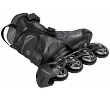 Load image into Gallery viewer, POWERSLIDE - SMU RADON TRINITY BLACK WHITE INLINE SKATES (Size 12US/ 46EU / 296mm)
