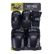 Load image into Gallery viewer, 187 - SIX PACK - ADULT (XL/Thick) - BLACK