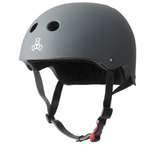 Load image into Gallery viewer, Triple 8 - Certified Sweatsaver Helmet - Carbon (L/XL)