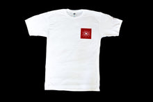 Load image into Gallery viewer, Red Eye Wheels - Box Eye Tee - White
