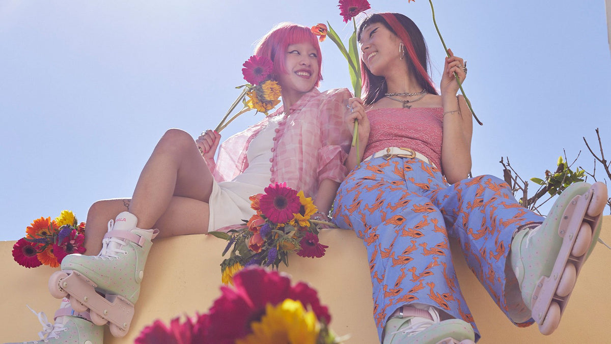 Impala Lightspeed Inline Skates Mint Flower Power (Size 42/43EU