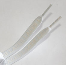 Load image into Gallery viewer, Laced - Waxed Laces - White Stealth - 53" (134.6 cm)