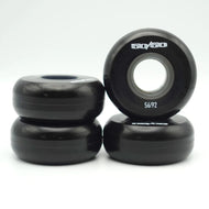 50/50 - 56mm/92a - Black Wheels