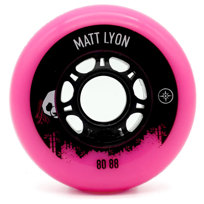 Compass - 80mm/88a - Matt Lyon Signature Pink (Set of 8)