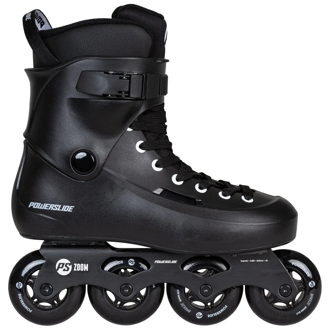 Powerslide Zoom Black 80 Inline Skates (8-9US/41-42EU/261-268mm)
