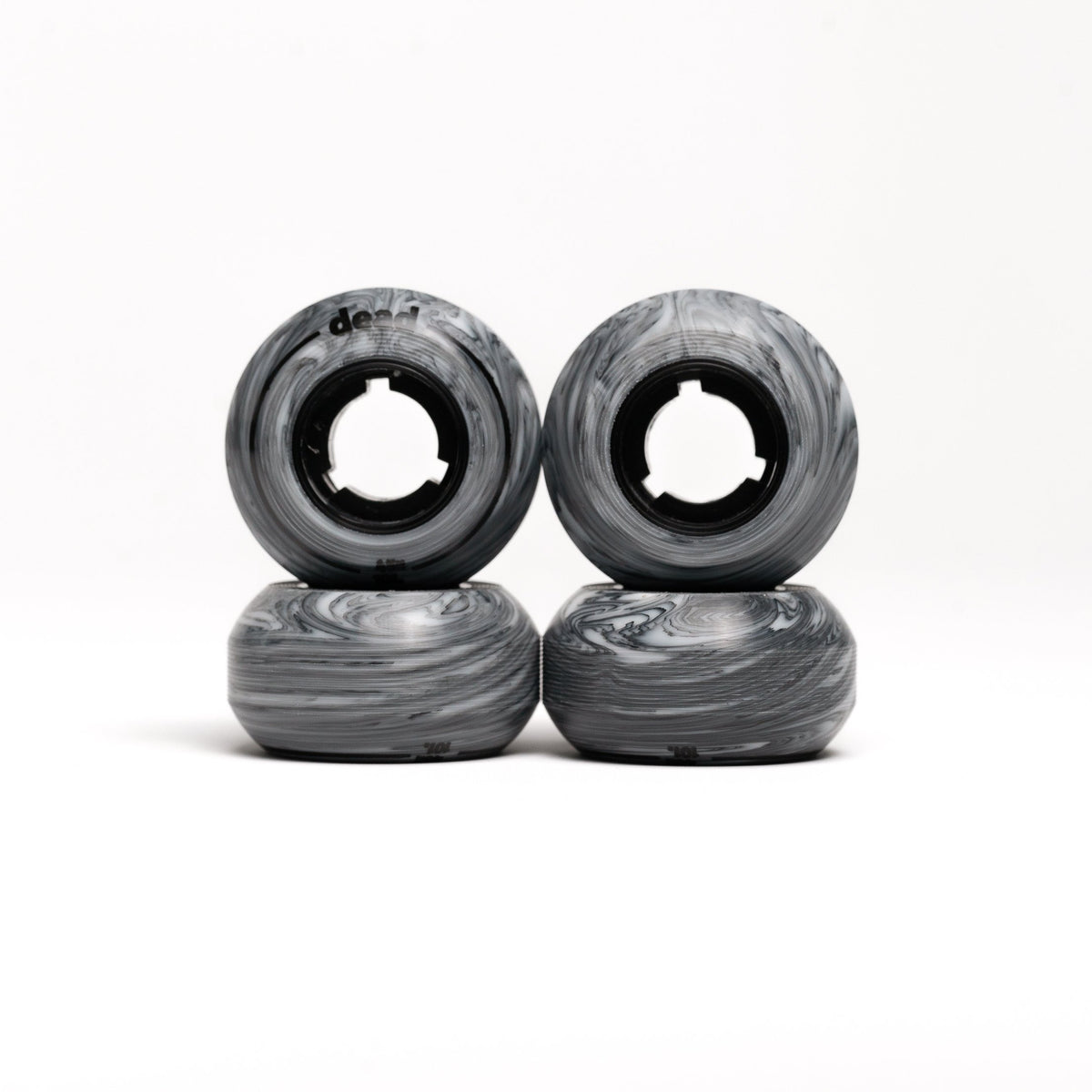 Dead Wheels - 45mm/100a - Anti Rocker Grey Marble – Shred City Skates