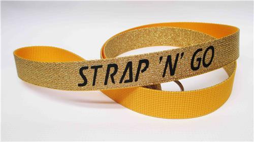 STRAP 'N' GO - SKATE NOOSE - Glitter Gold