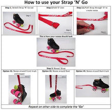 Load image into Gallery viewer, STRAP &#39;N&#39; GO - SKATE NOOSE - Glitter Silver
