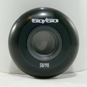 Load image into Gallery viewer, 50/50 - 58mm/90a Black Wheels
