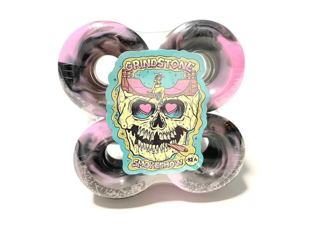 Grindstone - 92a/57mm/34mm - Smokeshow Wheels - BB Pink