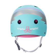 Load image into Gallery viewer, Triple 8 - Certified Sweatsaver Helmet - Teal Hologram (XS/Small)
