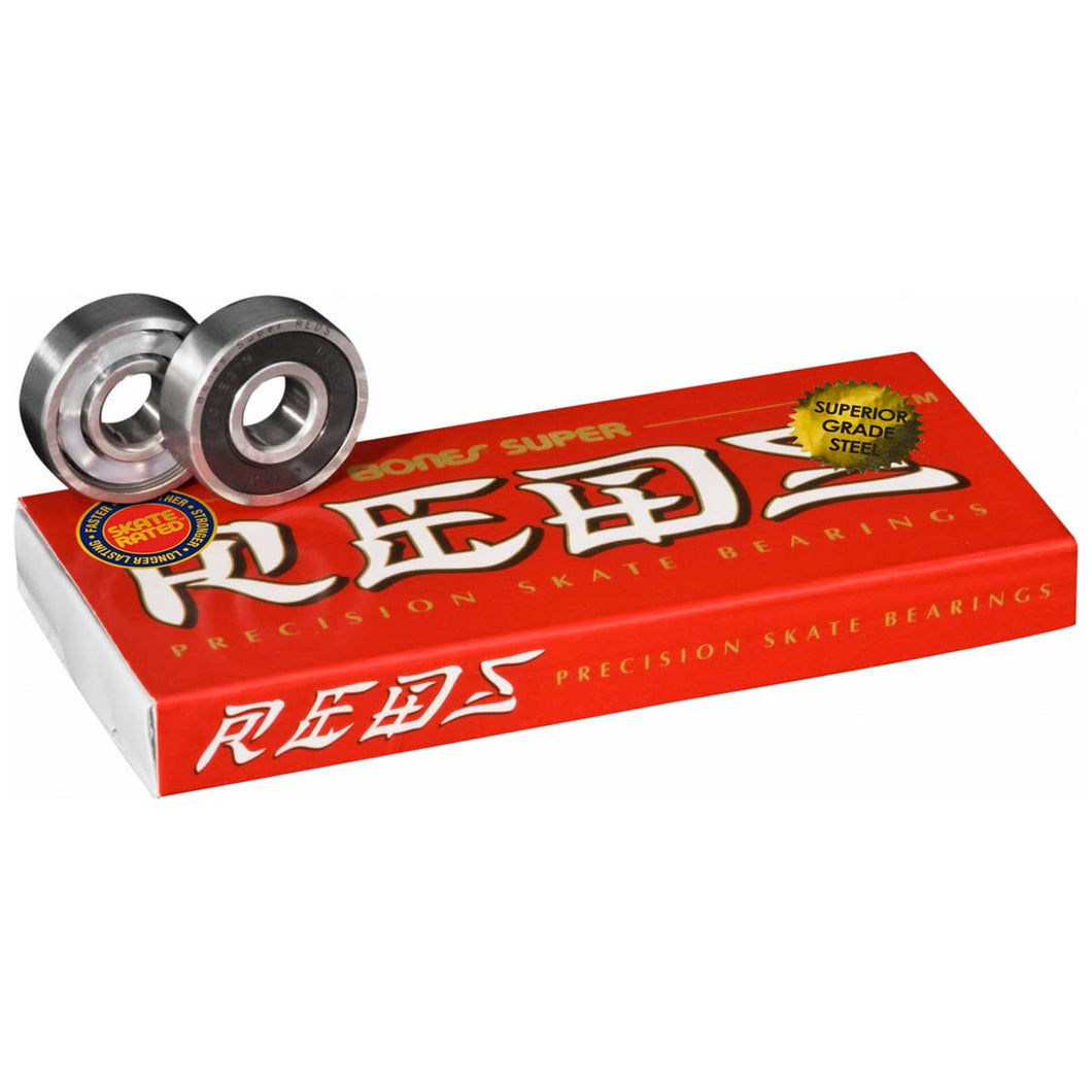 Bones Bearings - Super Reds (8 pack)