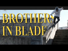 Load and play video in Gallery viewer, LACED NZ X SHRED CITY SKATES - &quot;Brothers in Blade&quot; L/S Tee - Black (SMALL ONLY)
