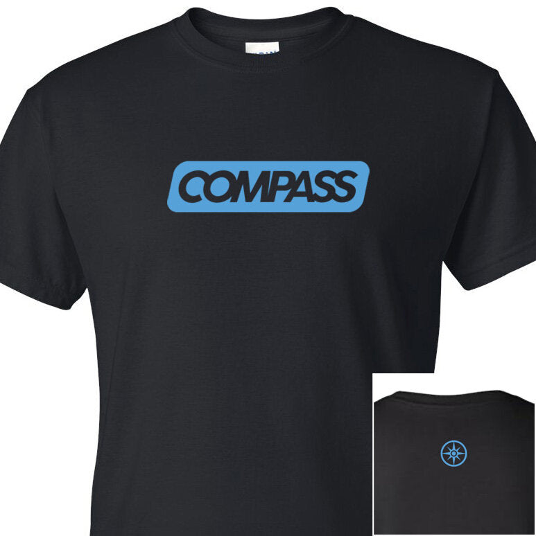 Compass - Block Logo T-Shirt Blue